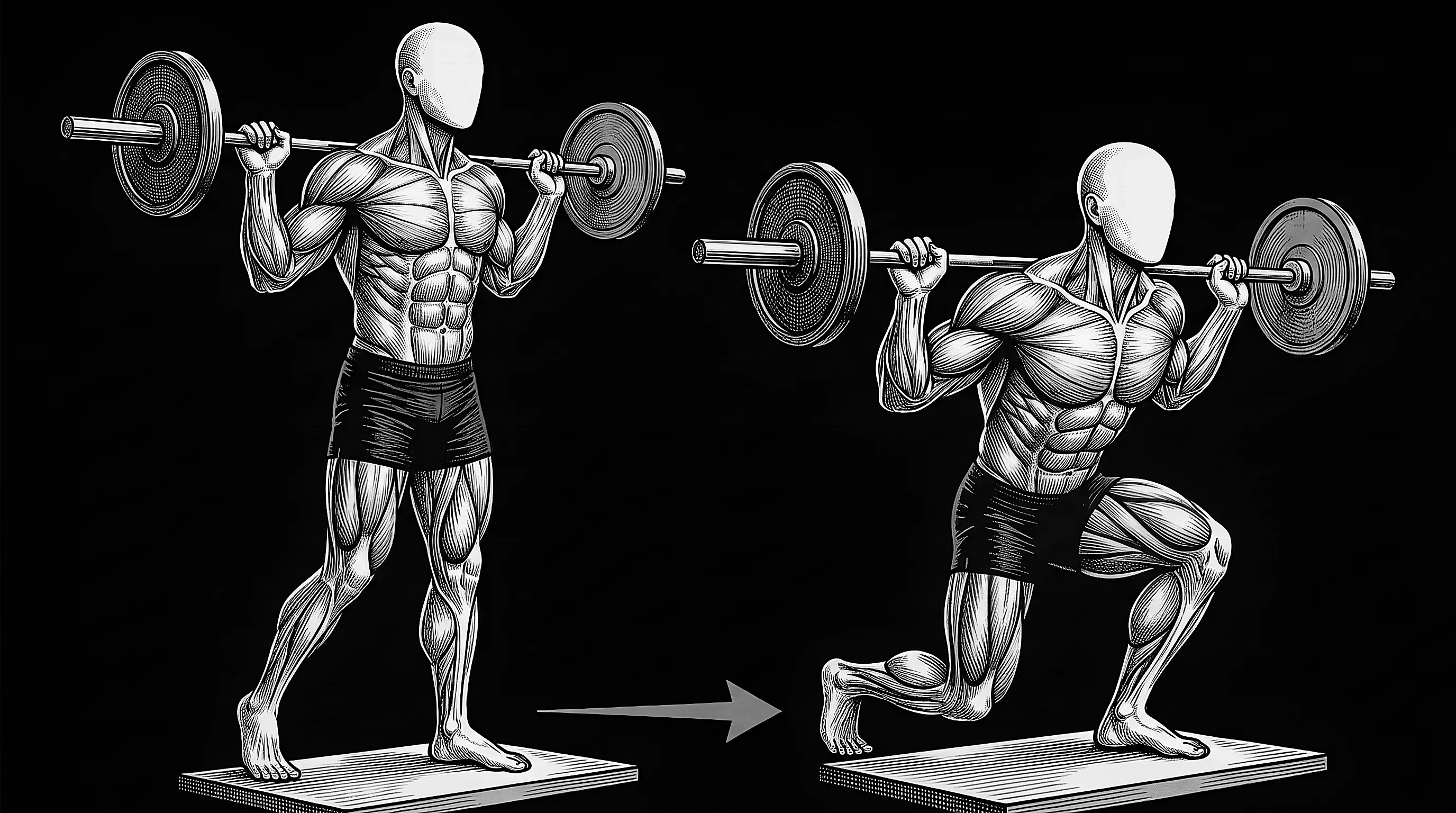 Exercice - Fentes avant (Lunges)