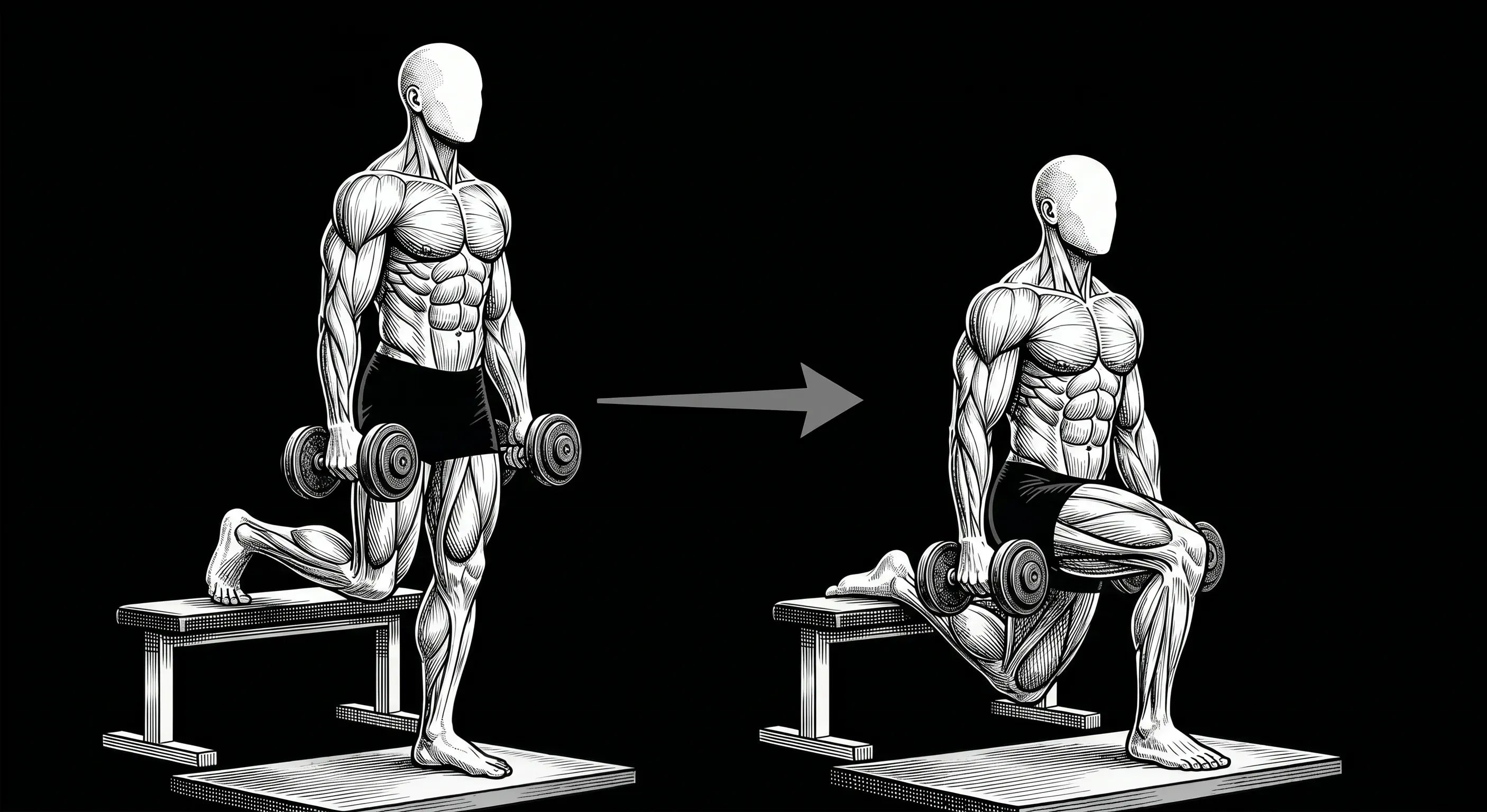 Exercice - Fentes Bulgares (Bulgarian Split Squat)