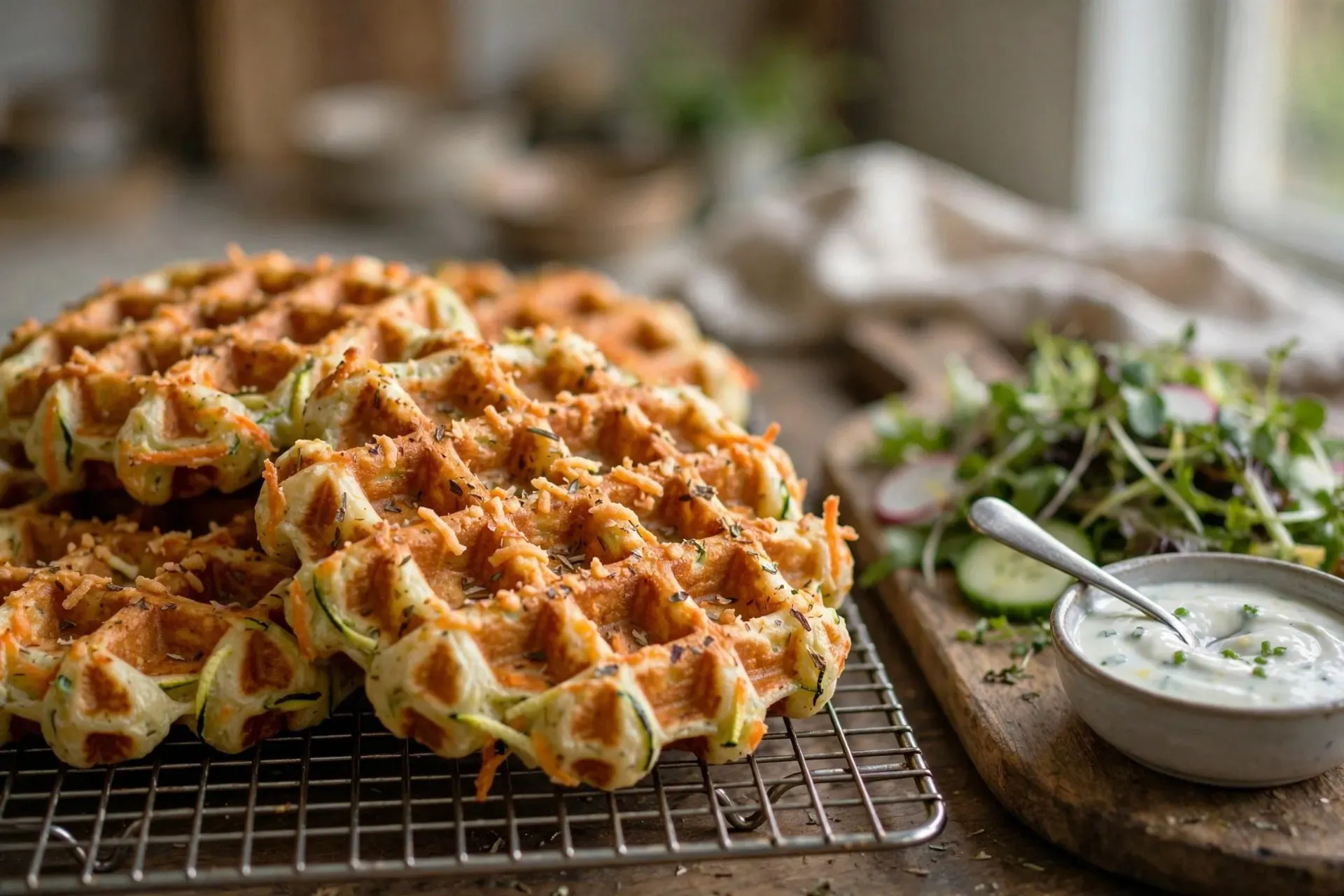 Recette : Gaufres Salées aux Légumes