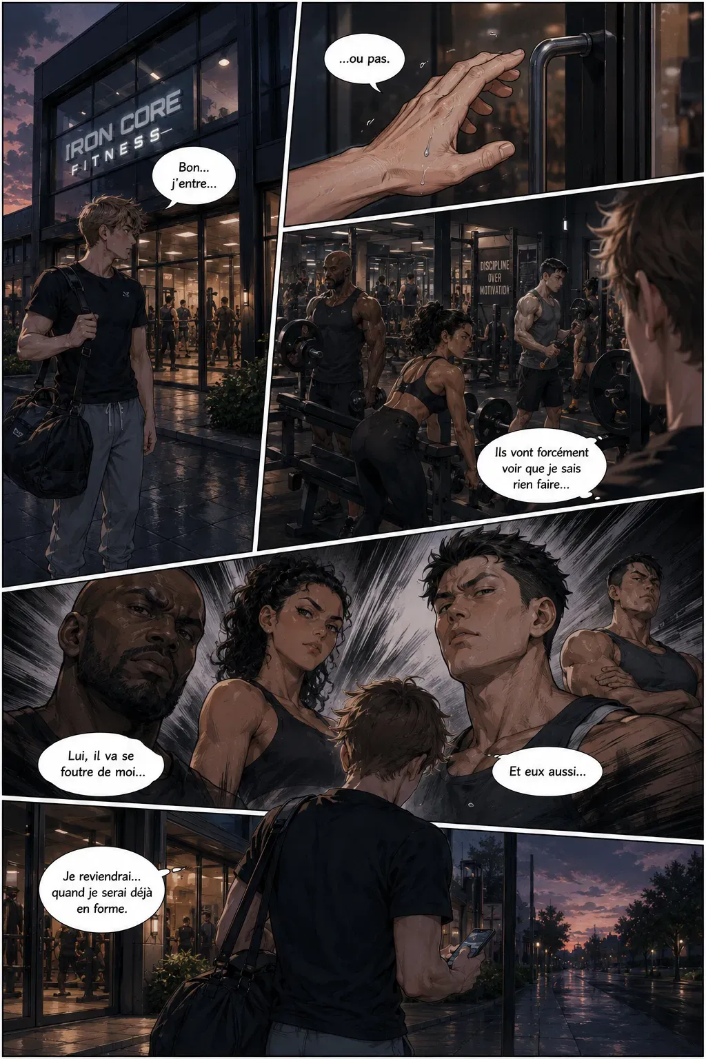 Le jour où j’ai fui ma première séance de musculation - Planche 1