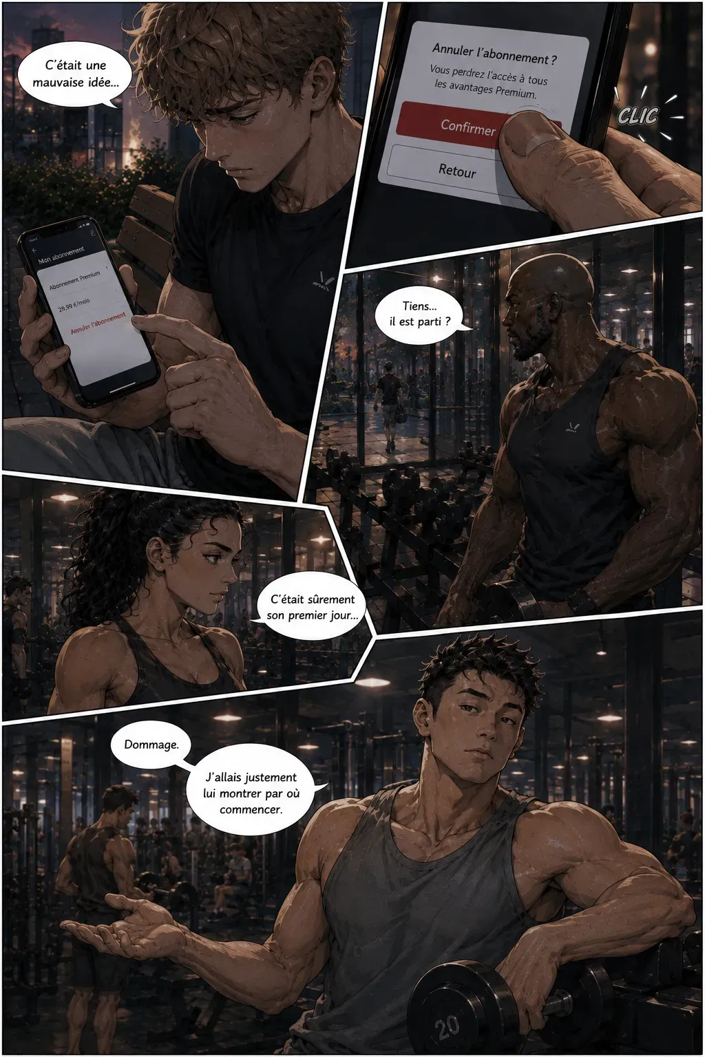 Le jour où j’ai fui ma première séance de musculation - Planche 2