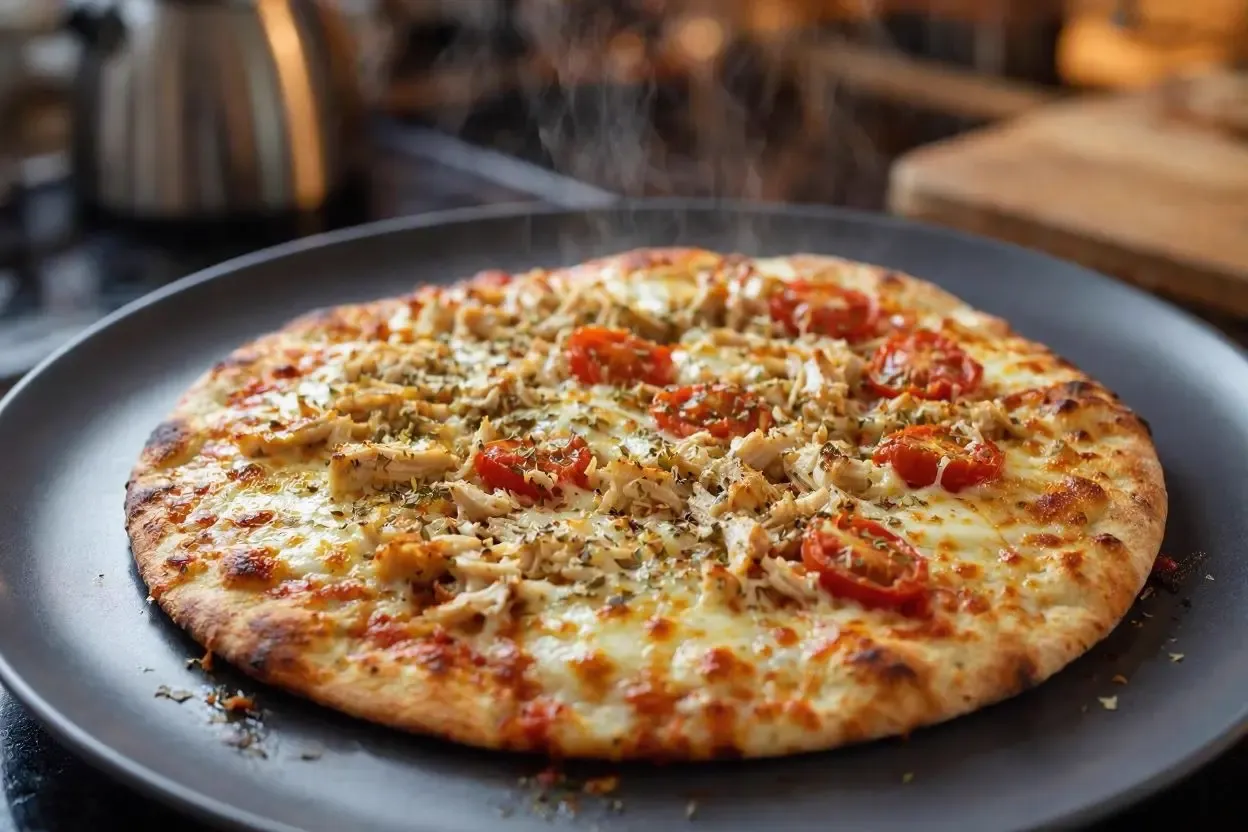 Recette : Pizza Protéinée Express sur Pain Pita