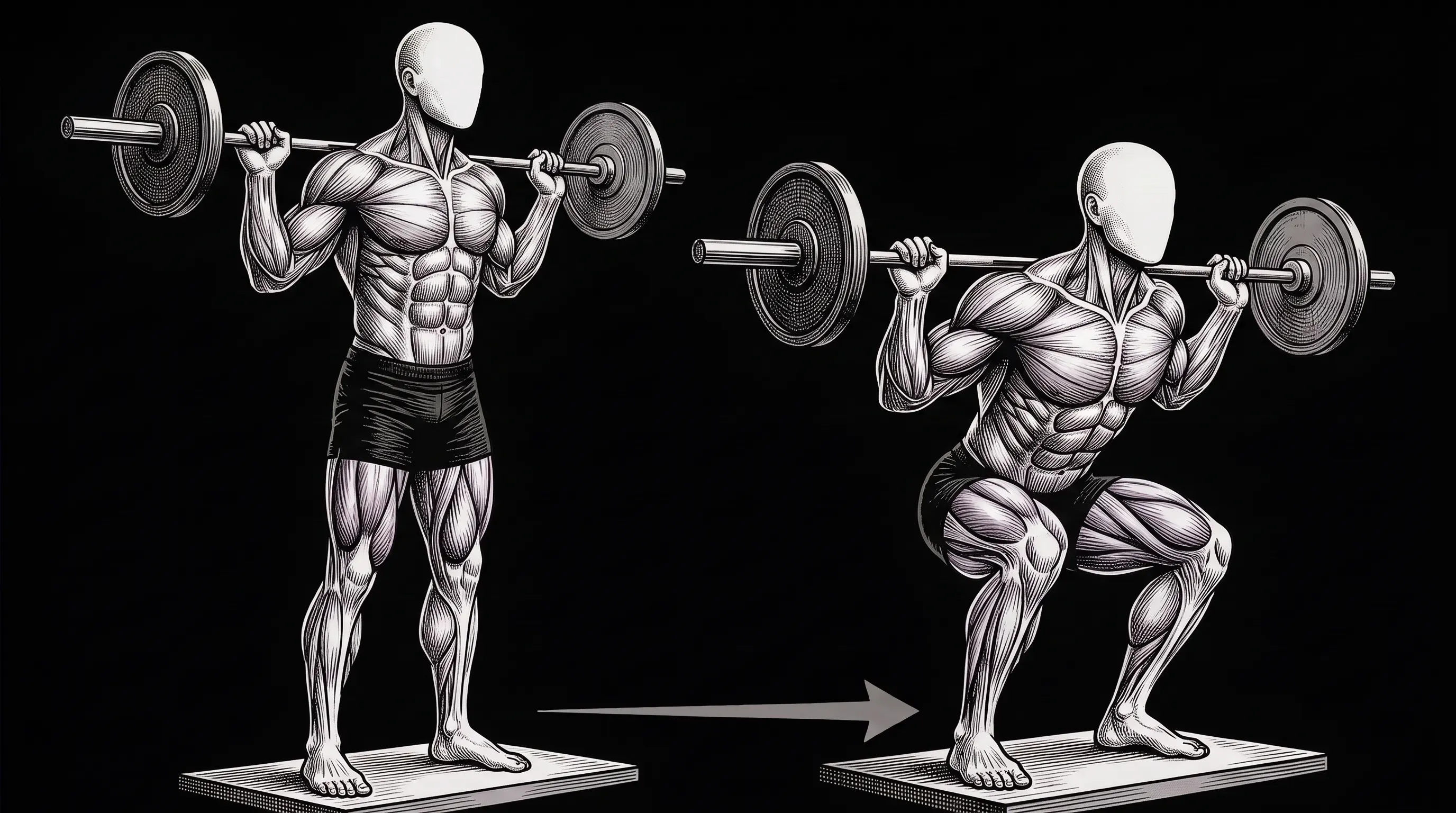 Exercice - Squat (Barre)